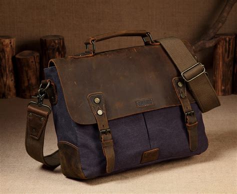 14 inch leather laptop bag.